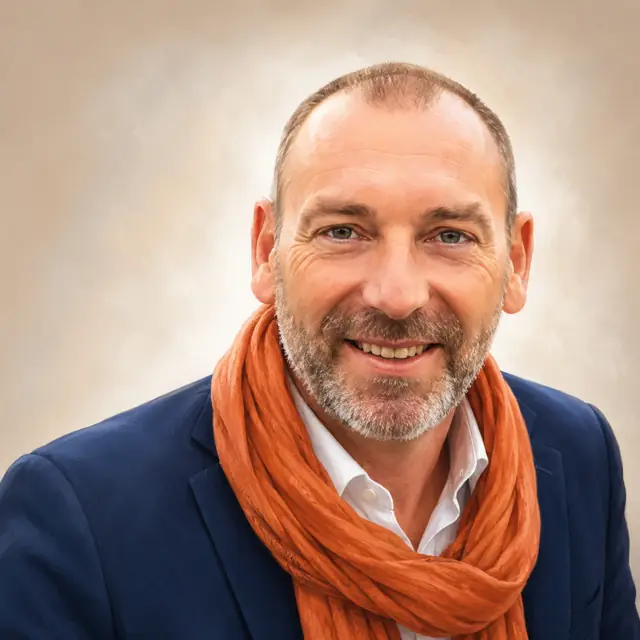 Portrait dessiné d’Olivier Lechelle